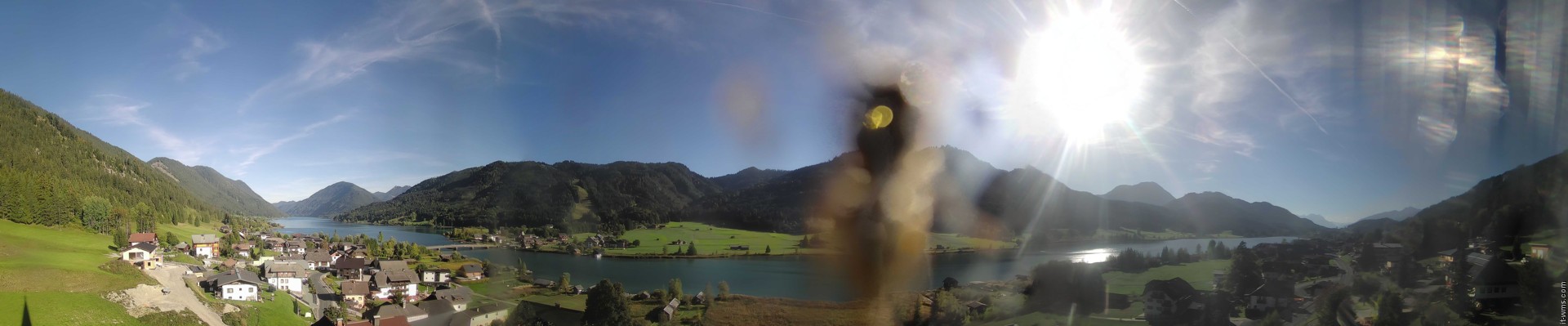Archiv Foto Webcam Panoramablick auf den Weißensee in Kärnten