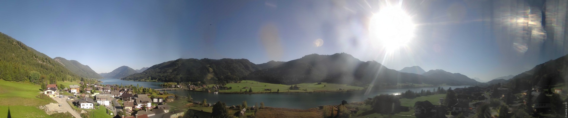 Archiv Foto Webcam Panoramablick auf den Weißensee in Kärnten