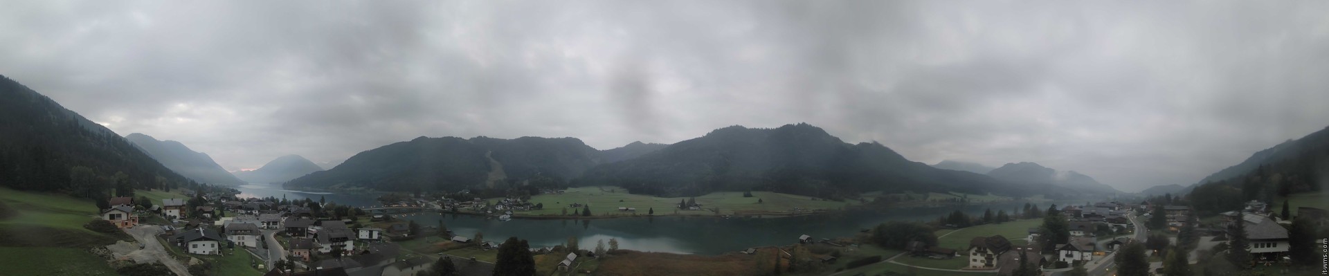 Archiv Foto Webcam Panoramablick auf den Weißensee in Kärnten
