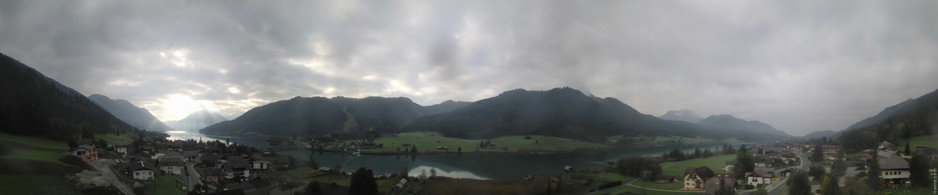 Archiv Foto Webcam Panoramablick auf den Weißensee in Kärnten