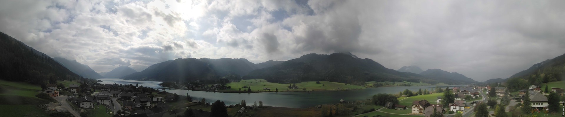 Archiv Foto Webcam Panoramablick auf den Weißensee in Kärnten