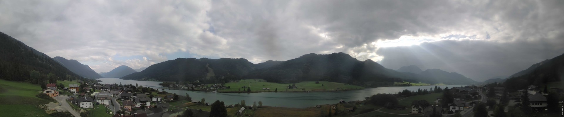 Archiv Foto Webcam Panoramablick auf den Weißensee in Kärnten