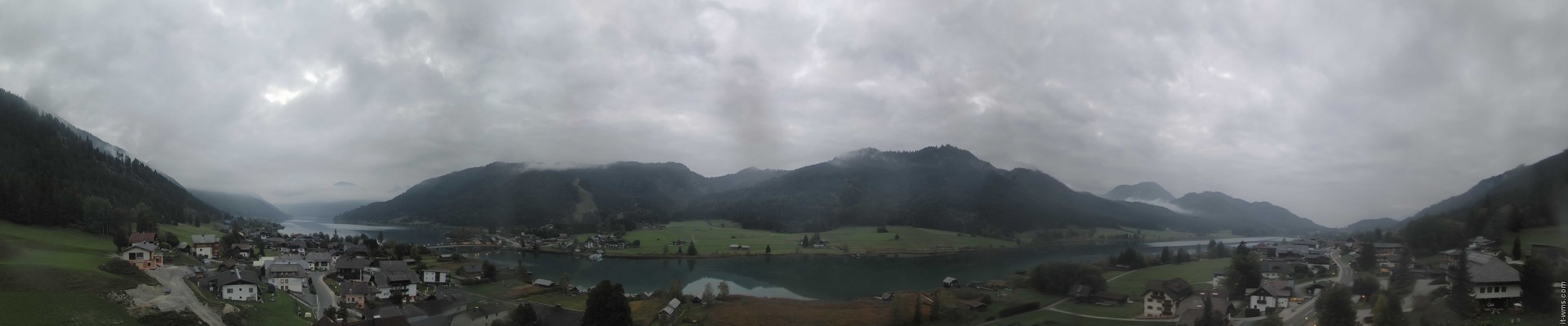Archiv Foto Webcam Panoramablick auf den Weißensee in Kärnten