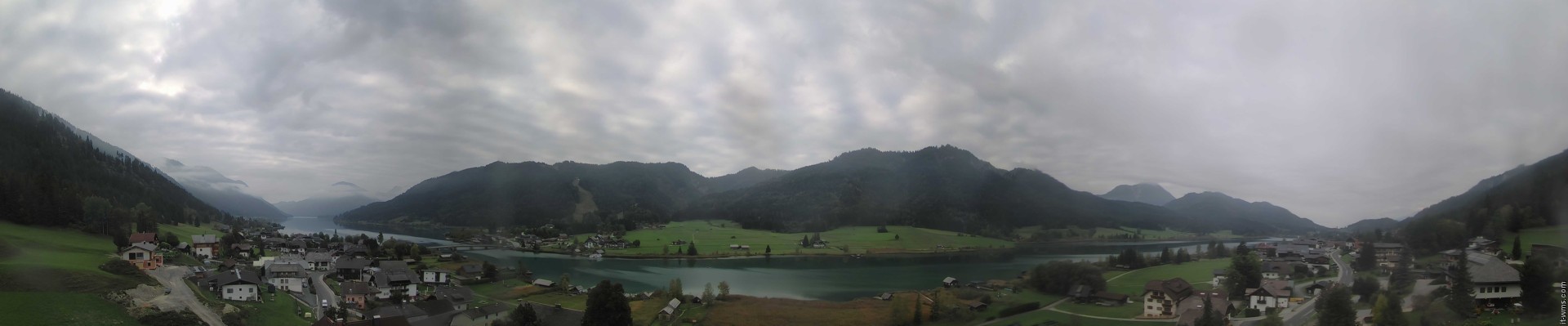 Archiv Foto Webcam Panoramablick auf den Weißensee in Kärnten