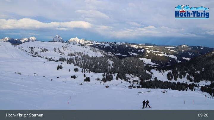 Archiv Foto Webcam Hoch Ybrig, Bergstation Sternen
