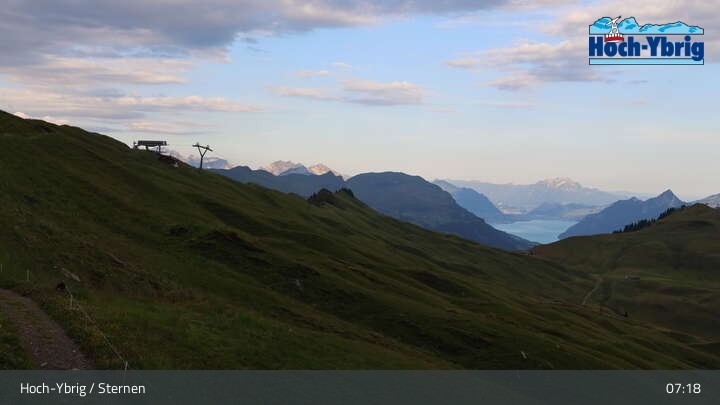 Archiv Foto Webcam Hoch Ybrig, Bergstation Sternen