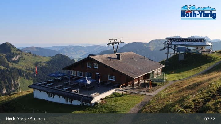 Archiv Foto Webcam Hoch Ybrig, Bergstation Sternen
