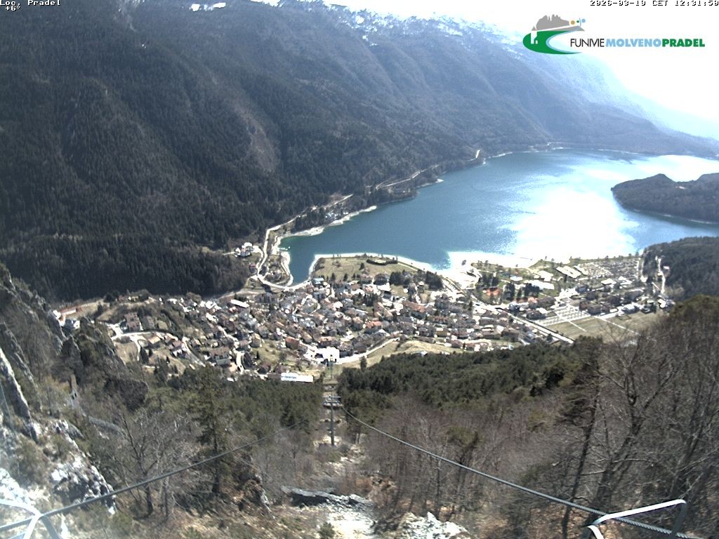 Archiv Foto Webcam Lago di Molveno
