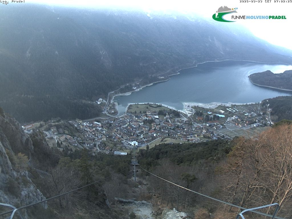 Archiv Foto Webcam Lago di Molveno
