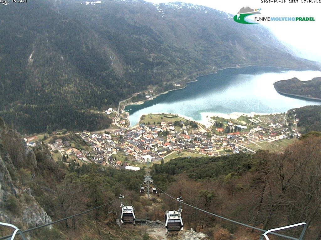 Archiv Foto Webcam Lago di Molveno