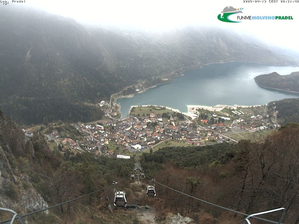 Archiv Foto Webcam Lago di Molveno