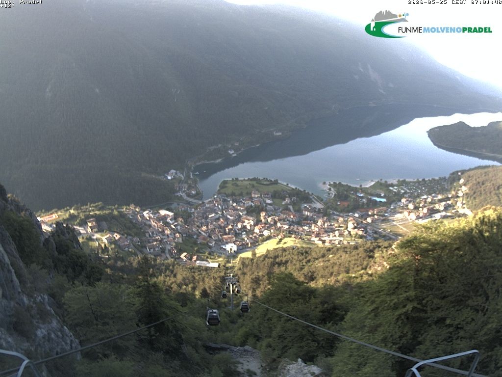 Archiv Foto Webcam Lago di Molveno