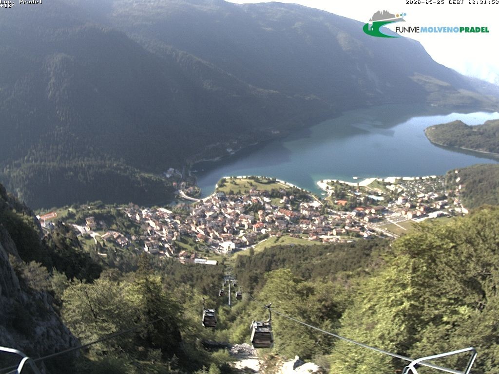Archiv Foto Webcam Lago di Molveno