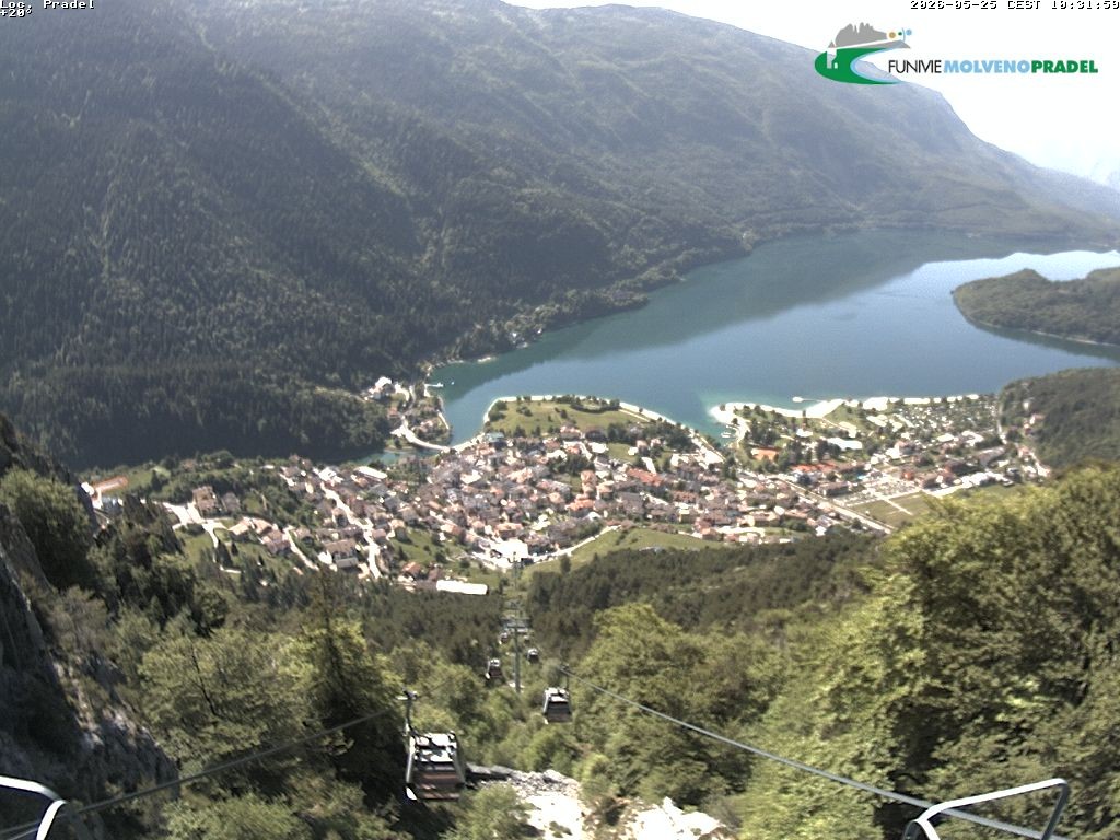 Archiv Foto Webcam Lago di Molveno