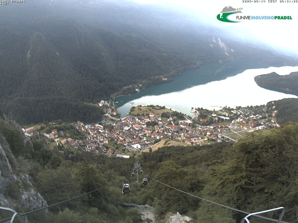 Archiv Foto Webcam Lago di Molveno