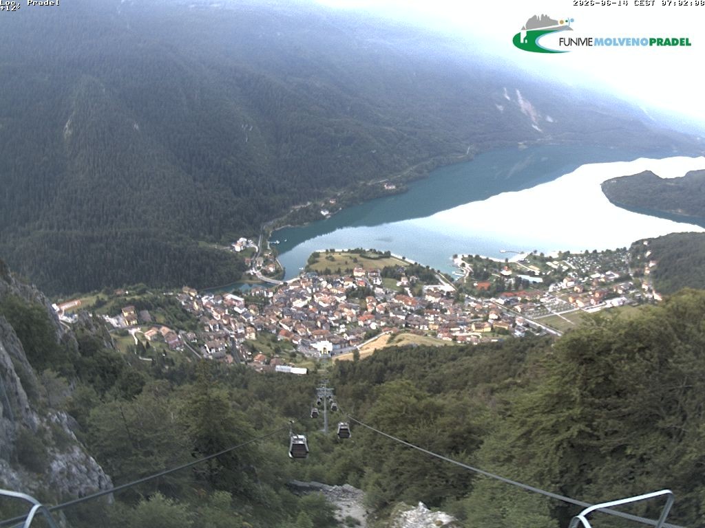 Archiv Foto Webcam Lago di Molveno