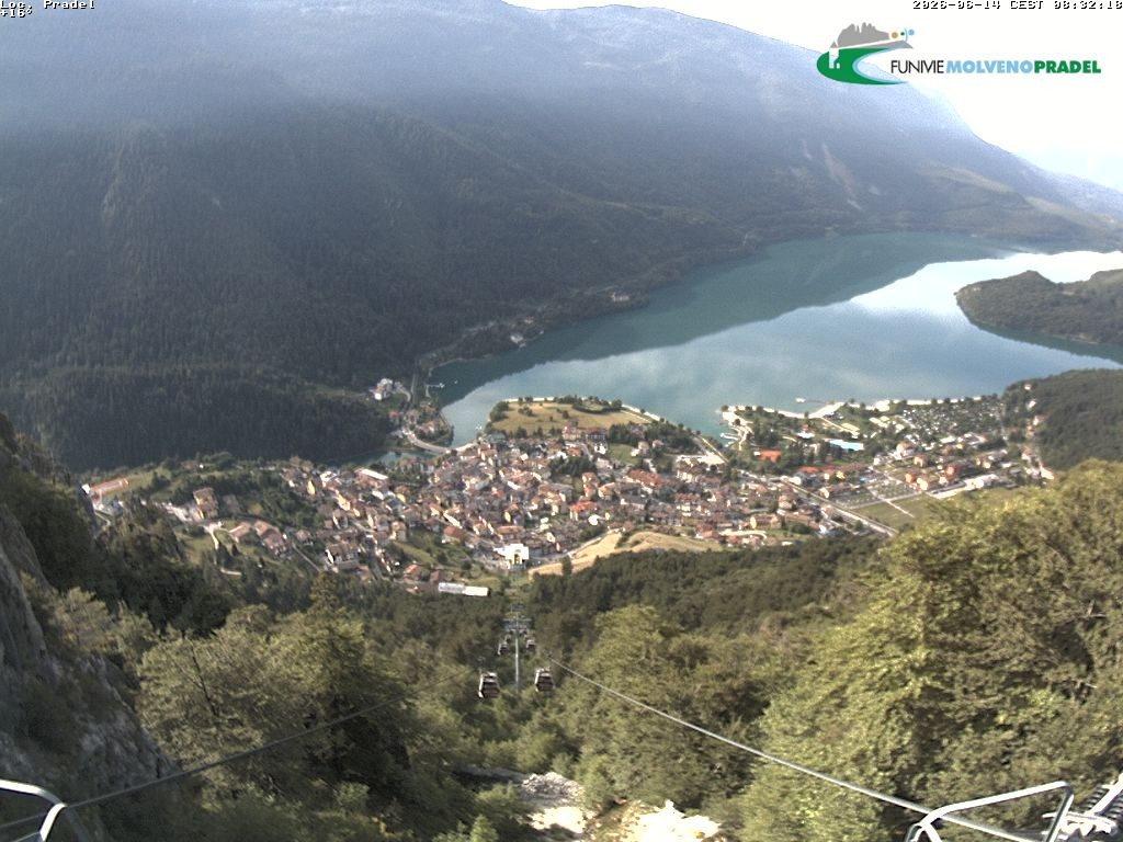Archiv Foto Webcam Lago di Molveno