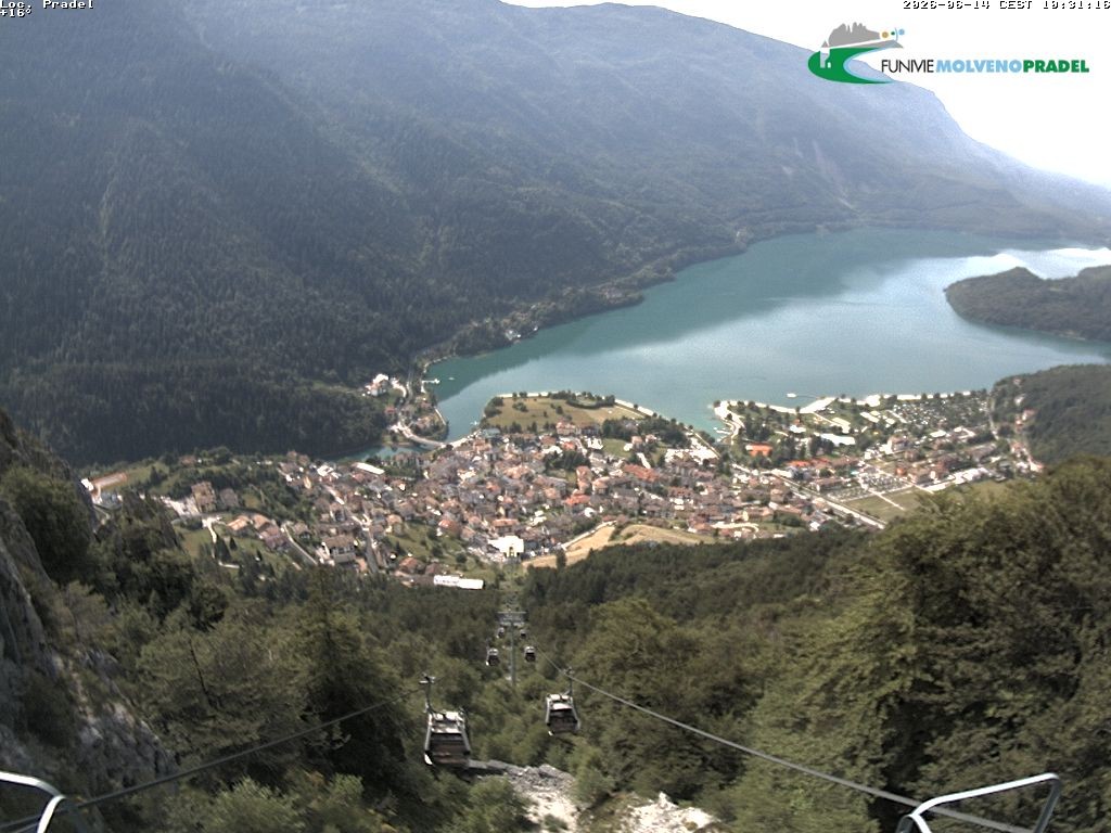 Archiv Foto Webcam Lago di Molveno