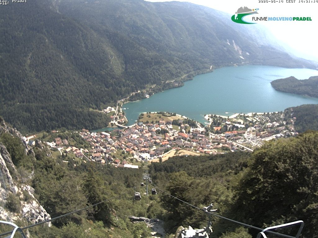 Archiv Foto Webcam Lago di Molveno