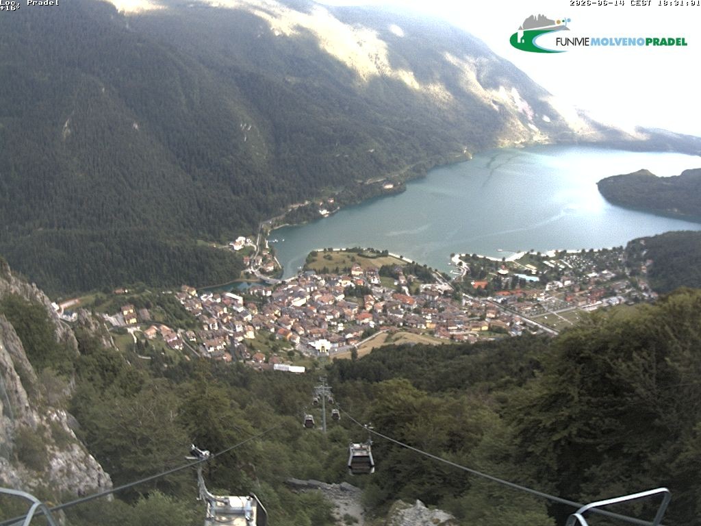 Archiv Foto Webcam Lago di Molveno