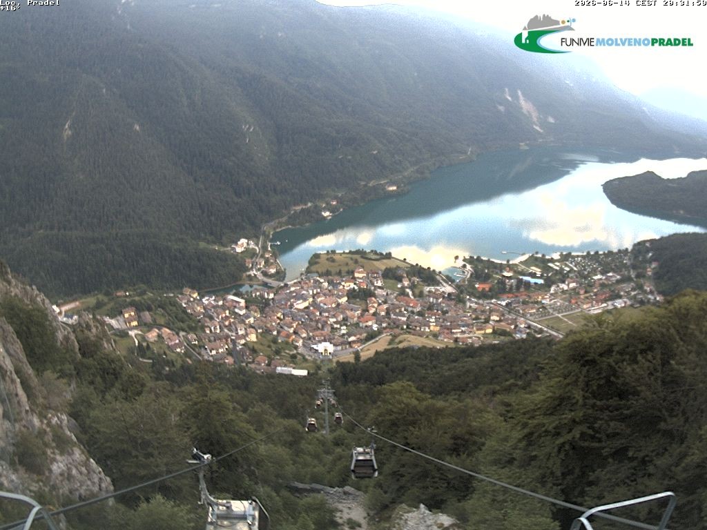 Archiv Foto Webcam Lago di Molveno
