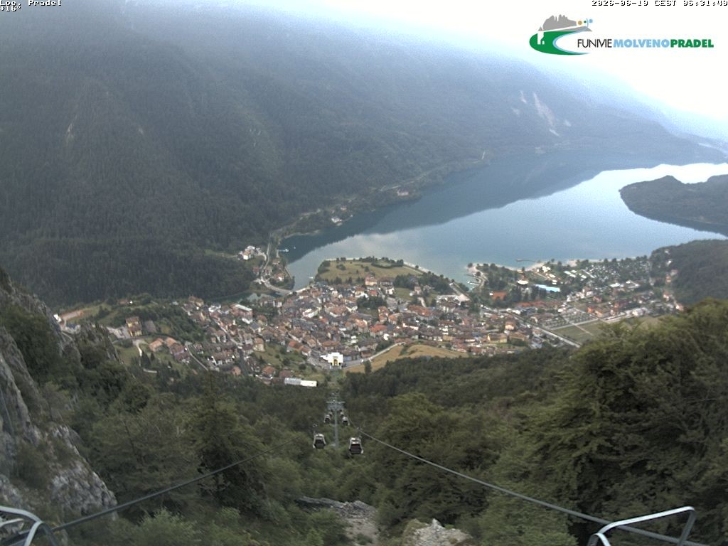 Archiv Foto Webcam Lago di Molveno