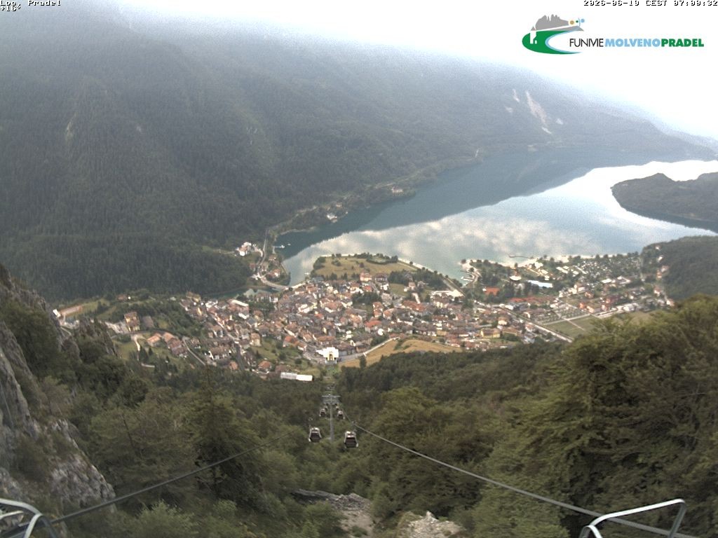 Archived image Webcam Lago di Molveno