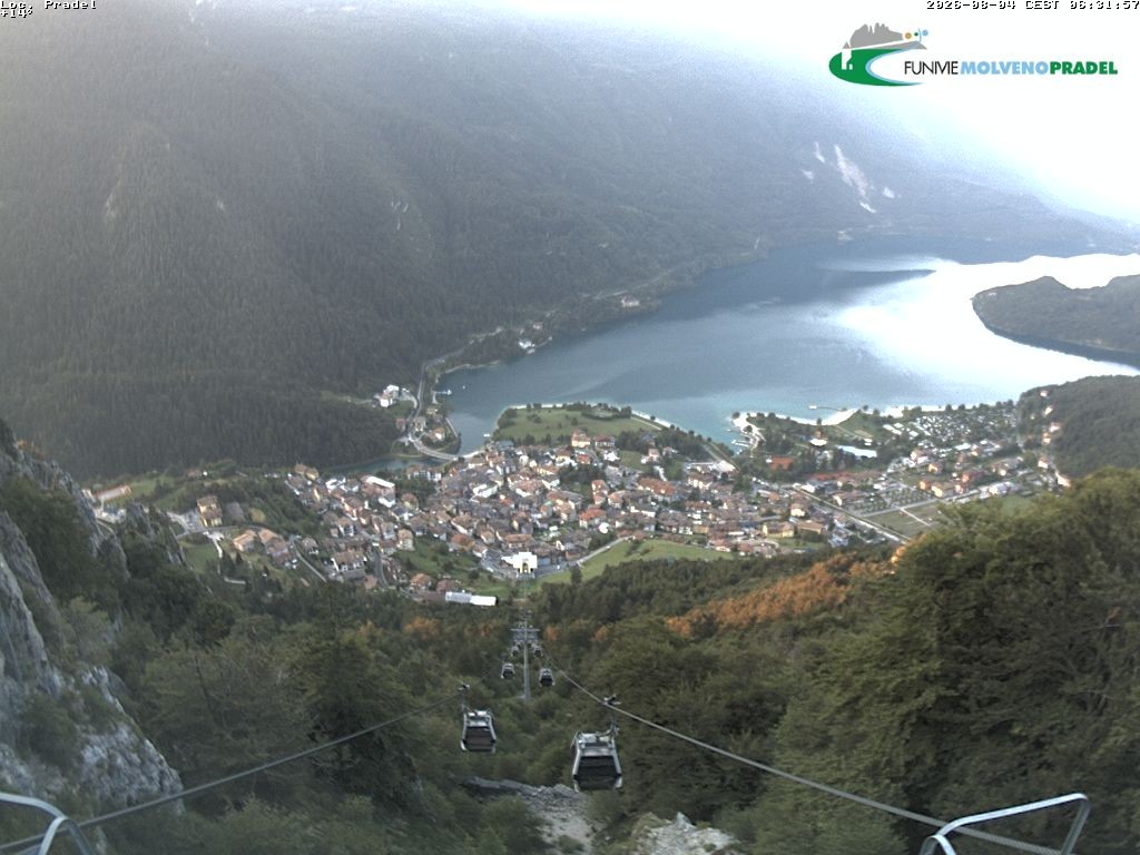 Archiv Foto Webcam Lago di Molveno