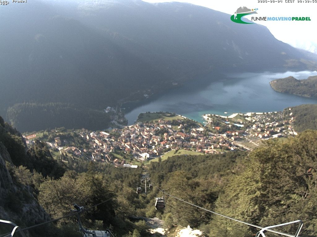 Archiv Foto Webcam Lago di Molveno