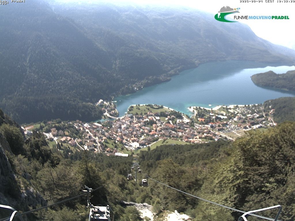 Archiv Foto Webcam Lago di Molveno