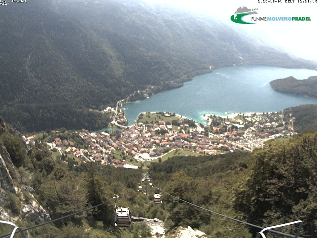 Archiv Foto Webcam Lago di Molveno