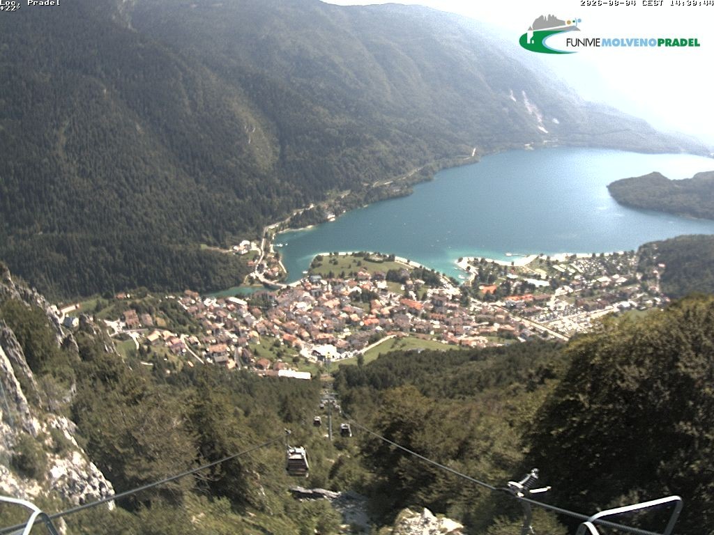 Archiv Foto Webcam Lago di Molveno