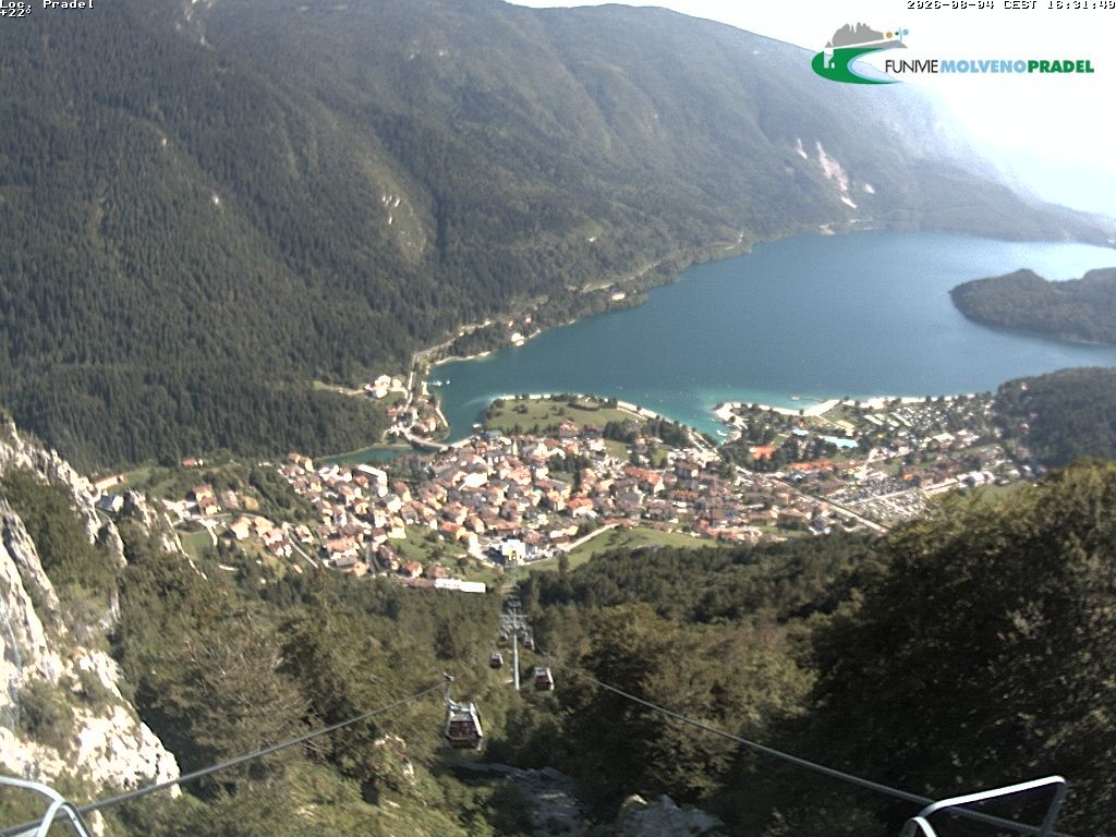 Archiv Foto Webcam Lago di Molveno