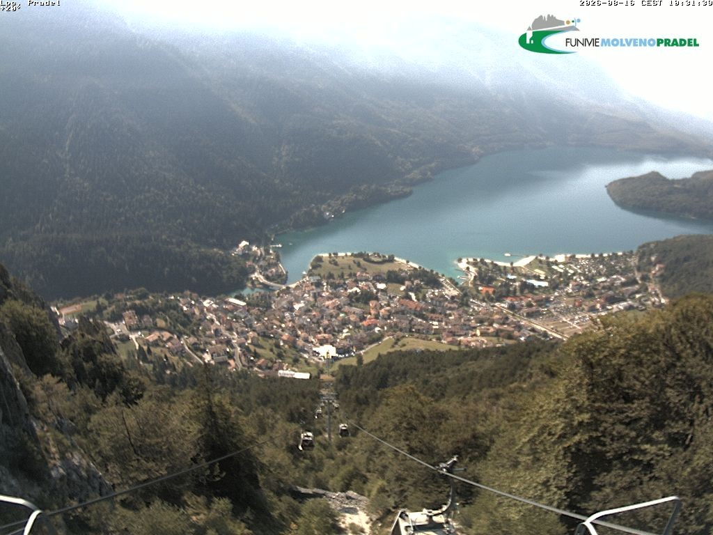 Archiv Foto Webcam Lago di Molveno