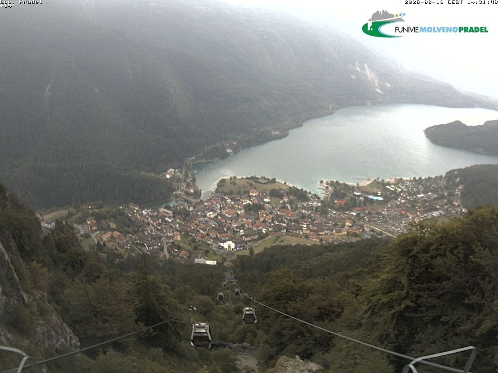 Archiv Foto Webcam Lago di Molveno