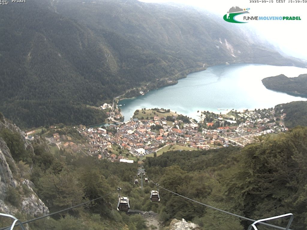 Archiv Foto Webcam Lago di Molveno