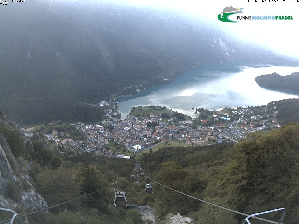 Archiv Foto Webcam Lago di Molveno