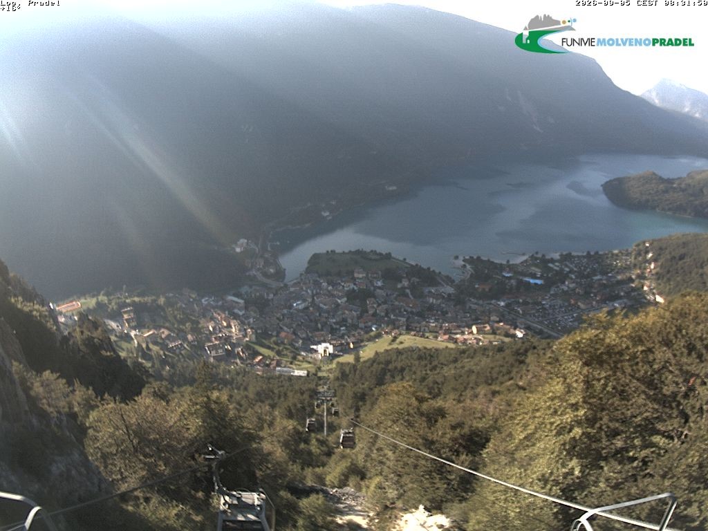 Archiv Foto Webcam Lago di Molveno