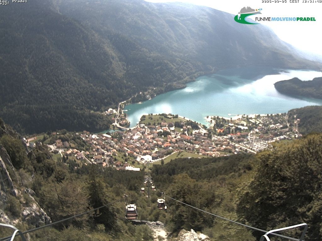 Archiv Foto Webcam Lago di Molveno