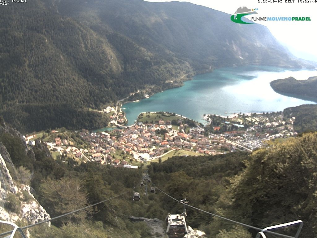 Archiv Foto Webcam Lago di Molveno