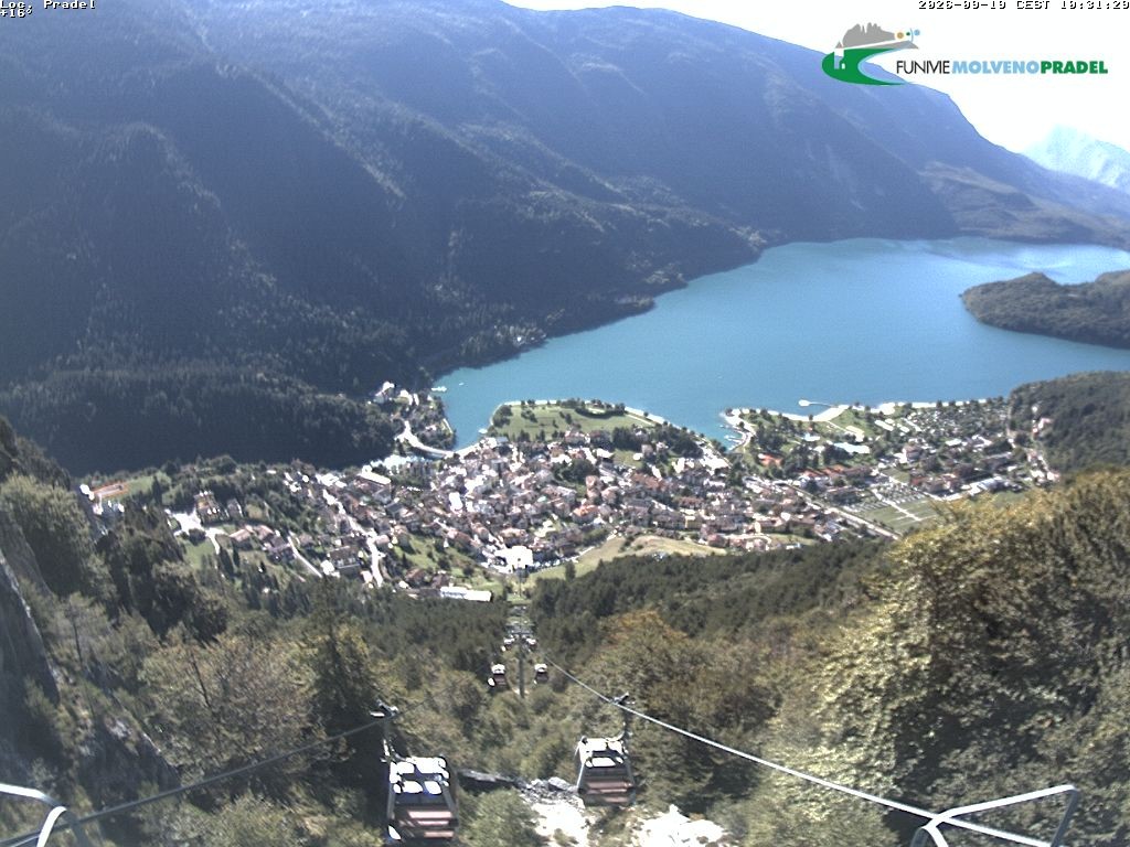 Archiv Foto Webcam Lago di Molveno