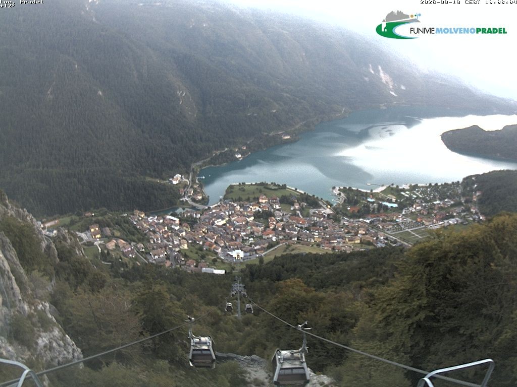 Archived image Webcam Lago di Molveno