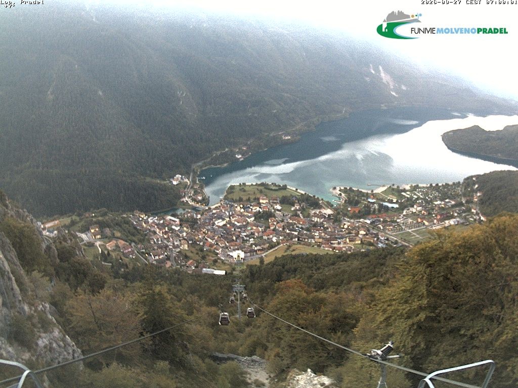 Archiv Foto Webcam Lago di Molveno