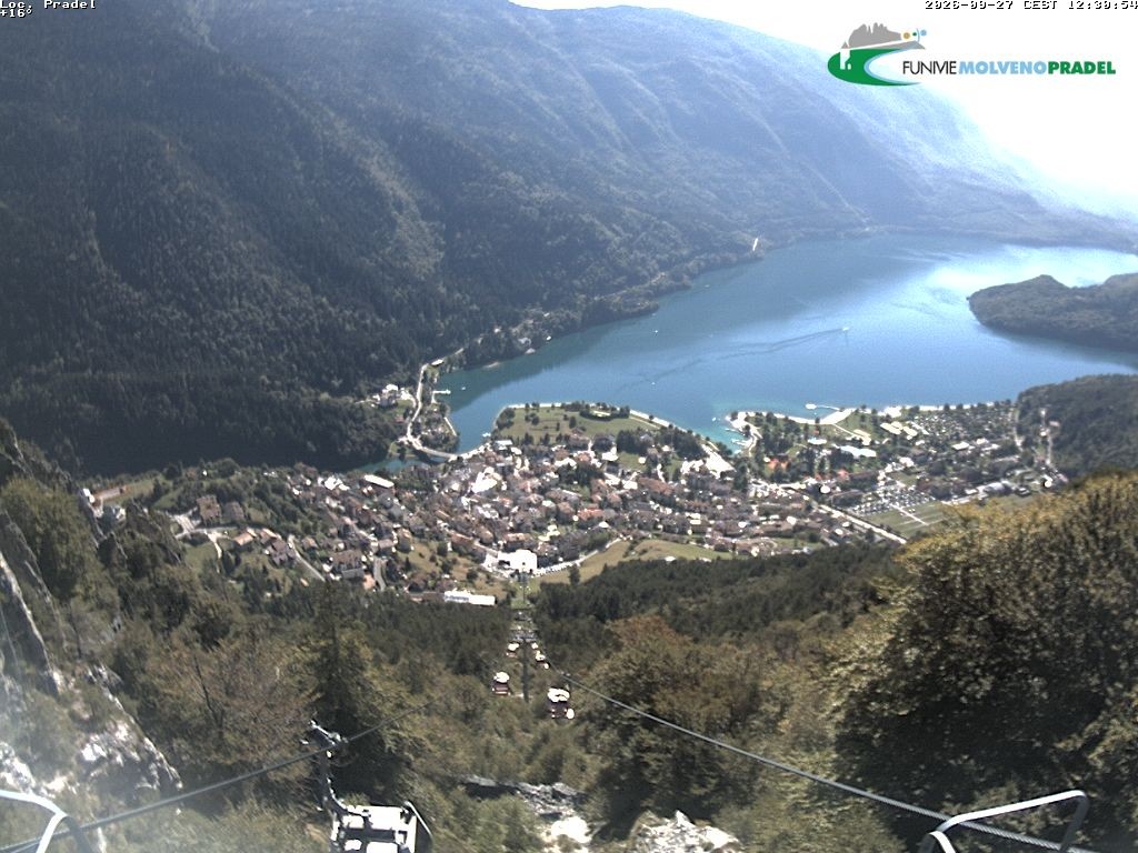 Archiv Foto Webcam Lago di Molveno