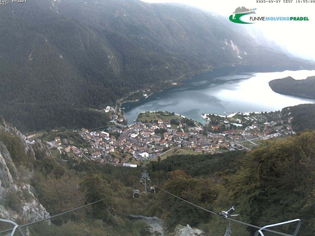 Archiv Foto Webcam Lago di Molveno