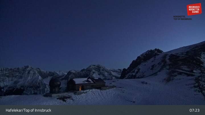 Archiv Foto Webcam Innsbruck / Hafelekar