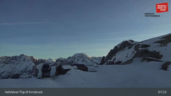 Archiv Foto Webcam Innsbruck / Hafelekar