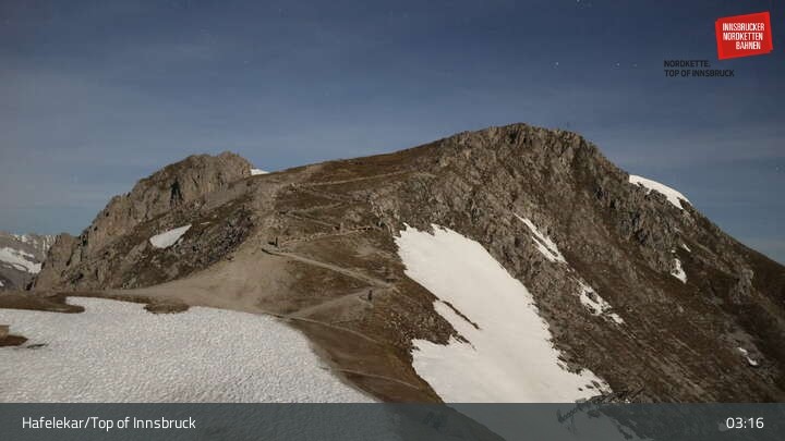 Archiv Foto Webcam Innsbruck / Hafelekar