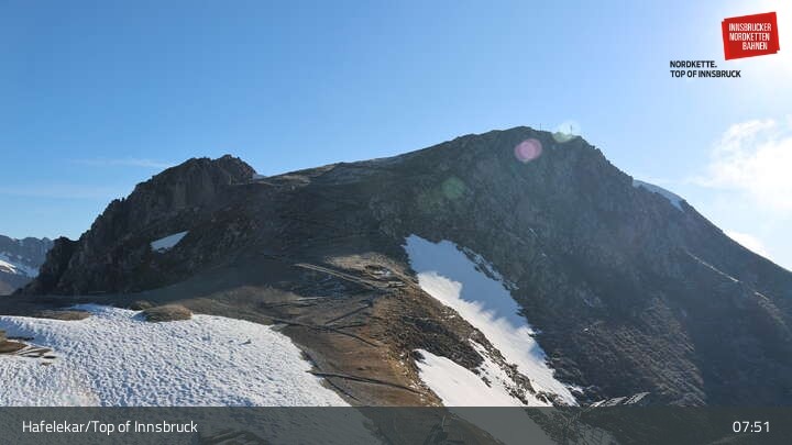 Archiv Foto Webcam Innsbruck / Hafelekar