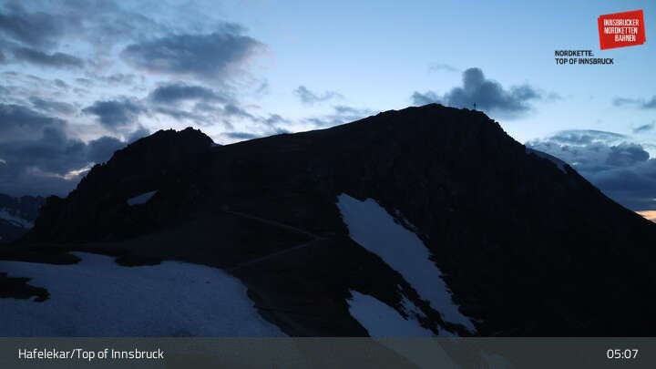 Archiv Foto Webcam Innsbruck / Hafelekar
